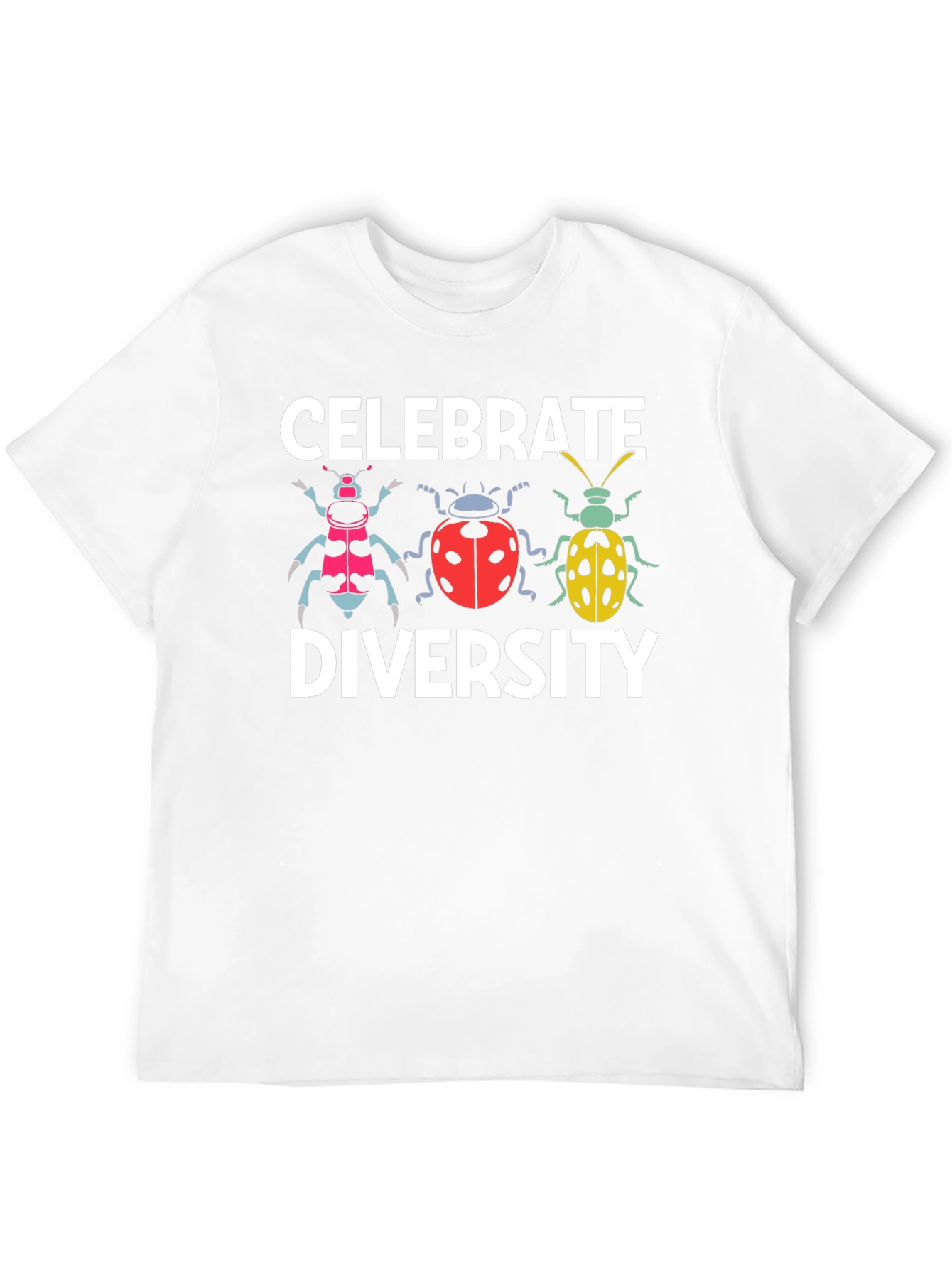 Celebrate Diversity Beetle Graphic T-Shirt