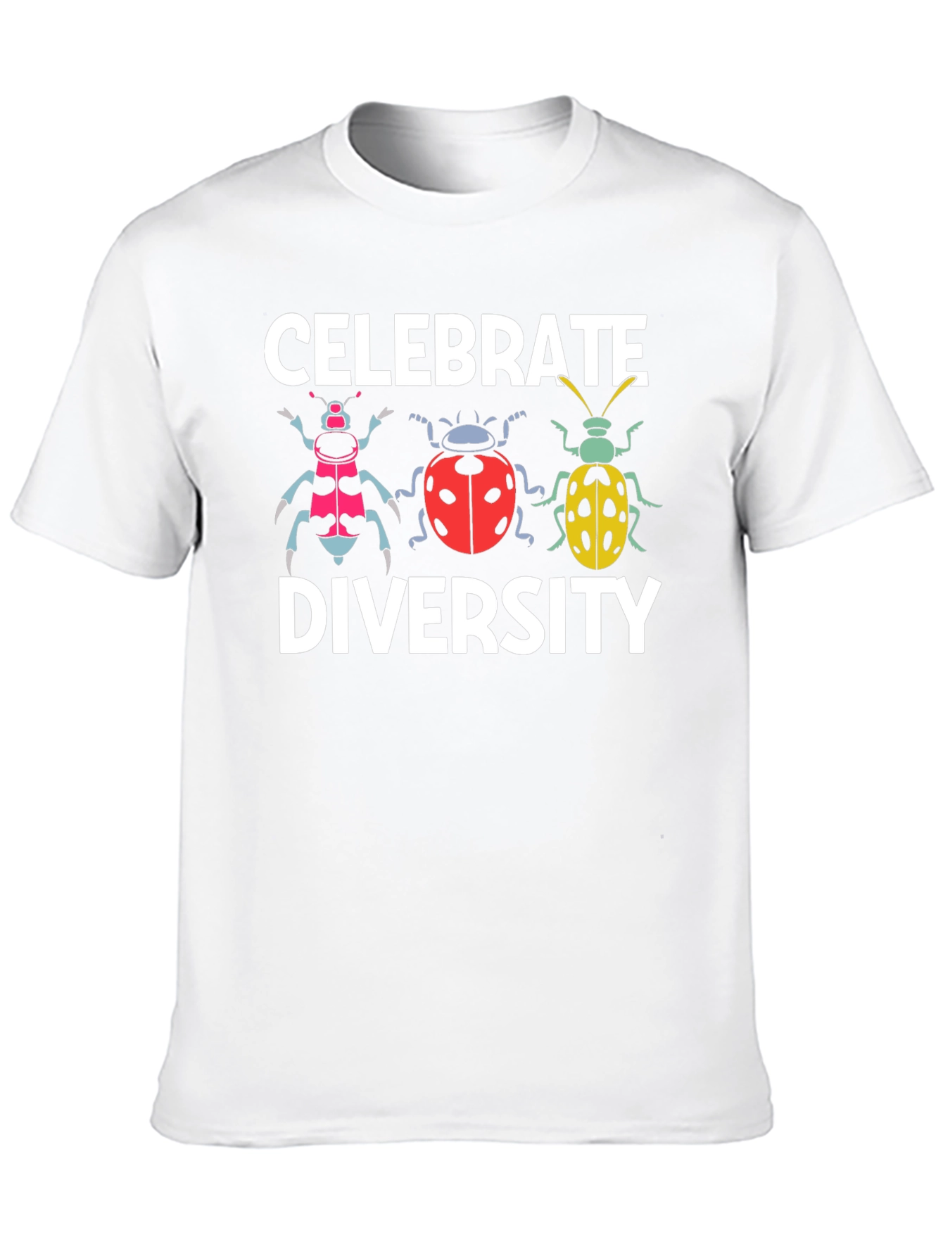 Celebrate Diversity Beetle Graphic T-Shirt