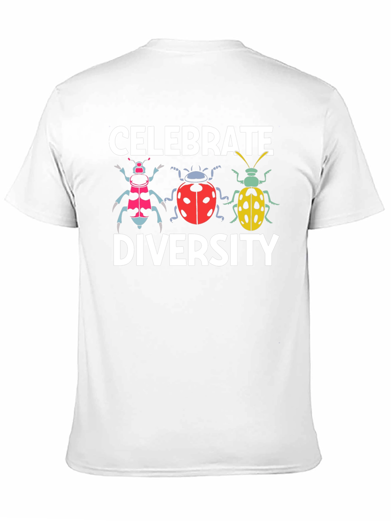 Celebrate Diversity Beetle Graphic T-Shirt