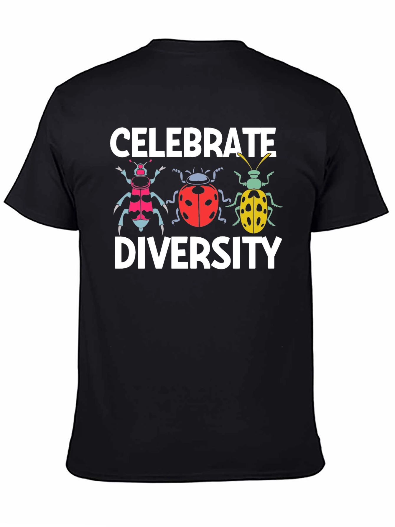 Celebrate Diversity Beetle Graphic T-Shirt