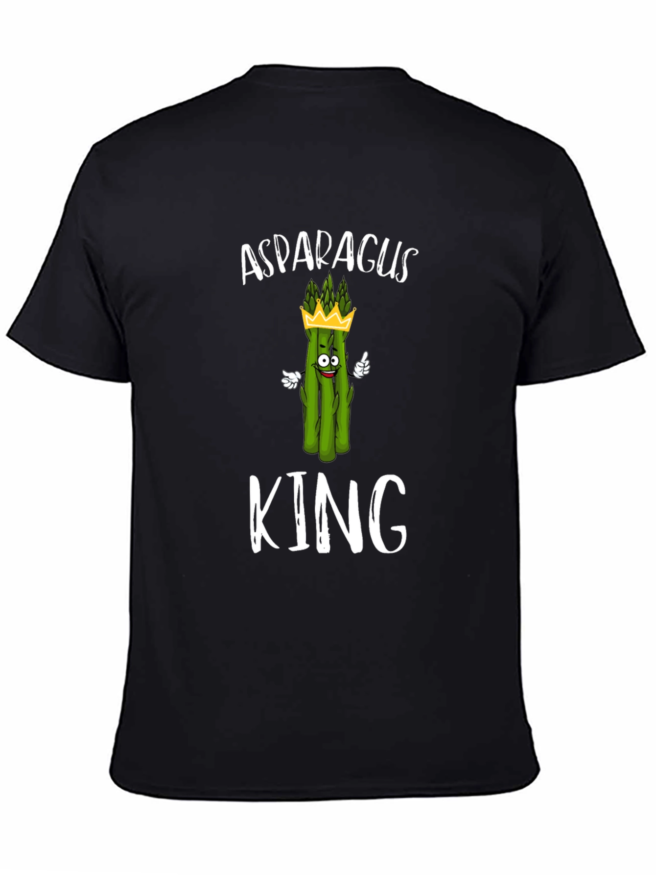Asparagus King T-Shirt - Funny Vegetable Graphic Tee