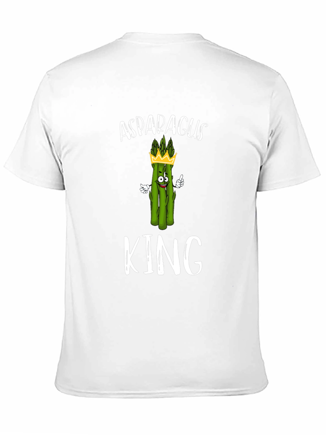 Asparagus King T-Shirt - Funny Vegetable Graphic Tee