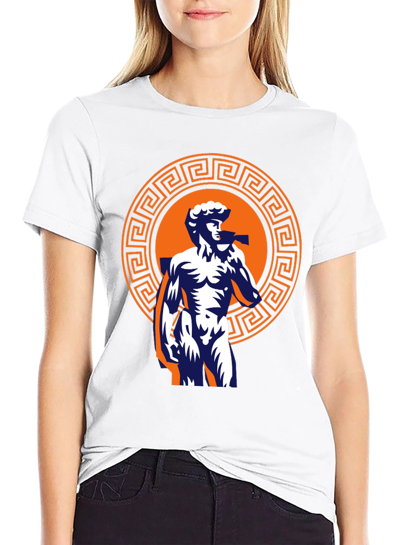 David Statue Graphic Tee - Classic Greek Art T-Shirt