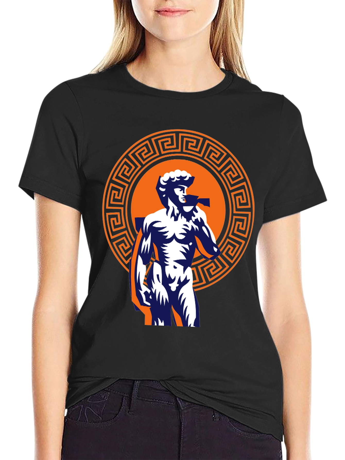 David Statue Graphic Tee - Classic Greek Art T-Shirt