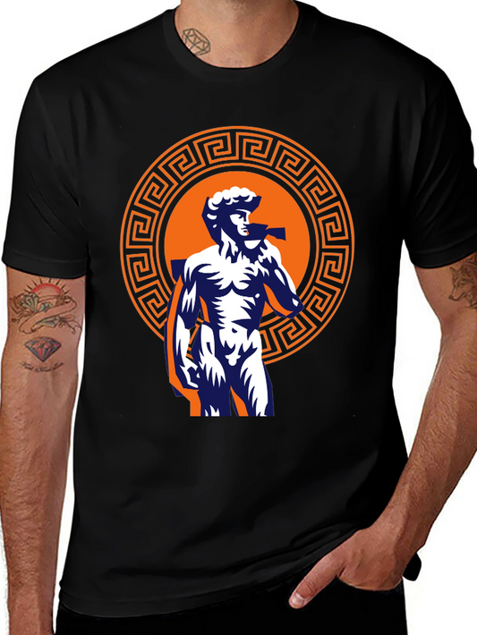 David Statue Graphic Tee - Classic Greek Art T-Shirt