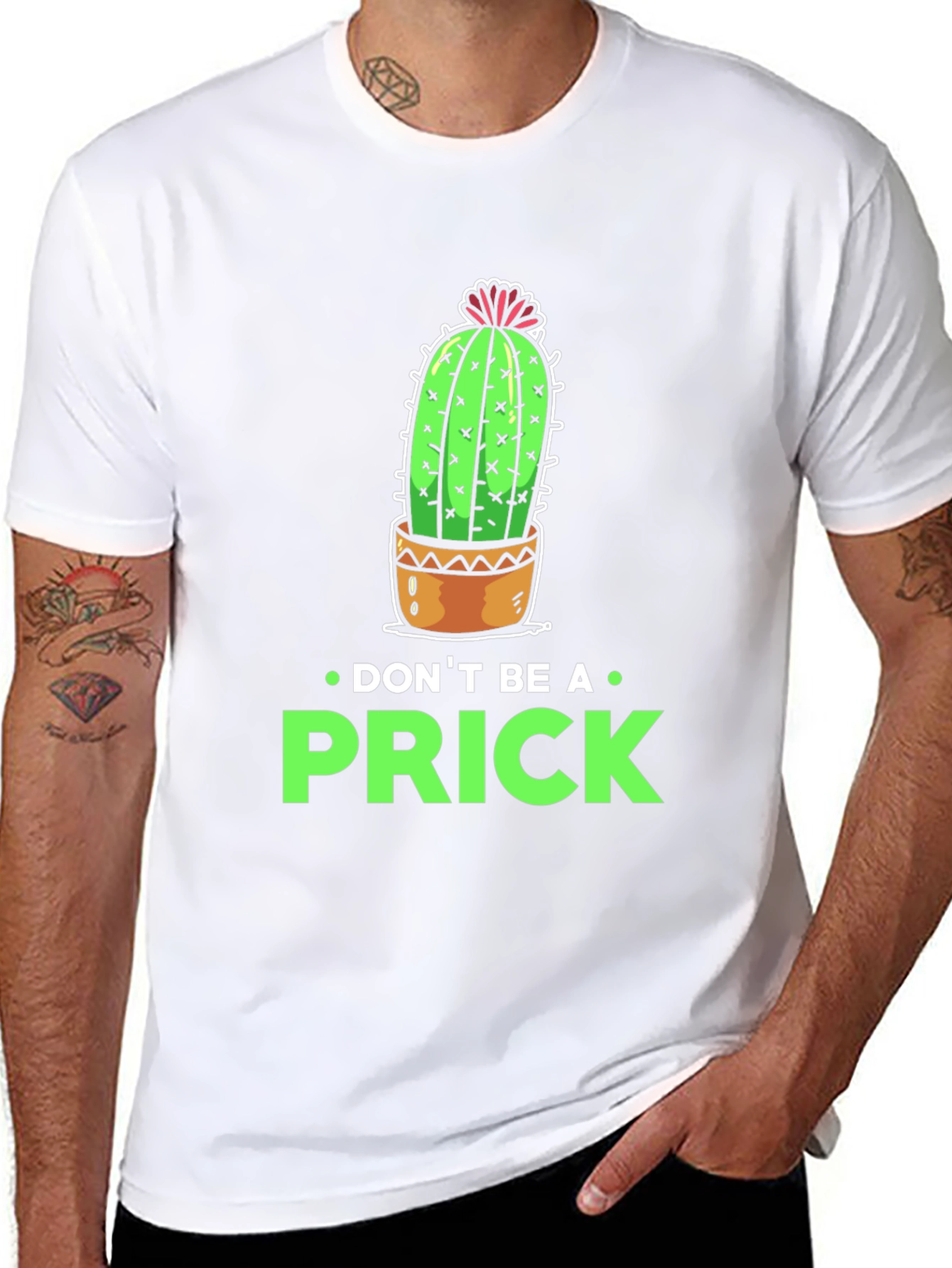 Dont Be a Prick Cactus Graphic T-Shirt