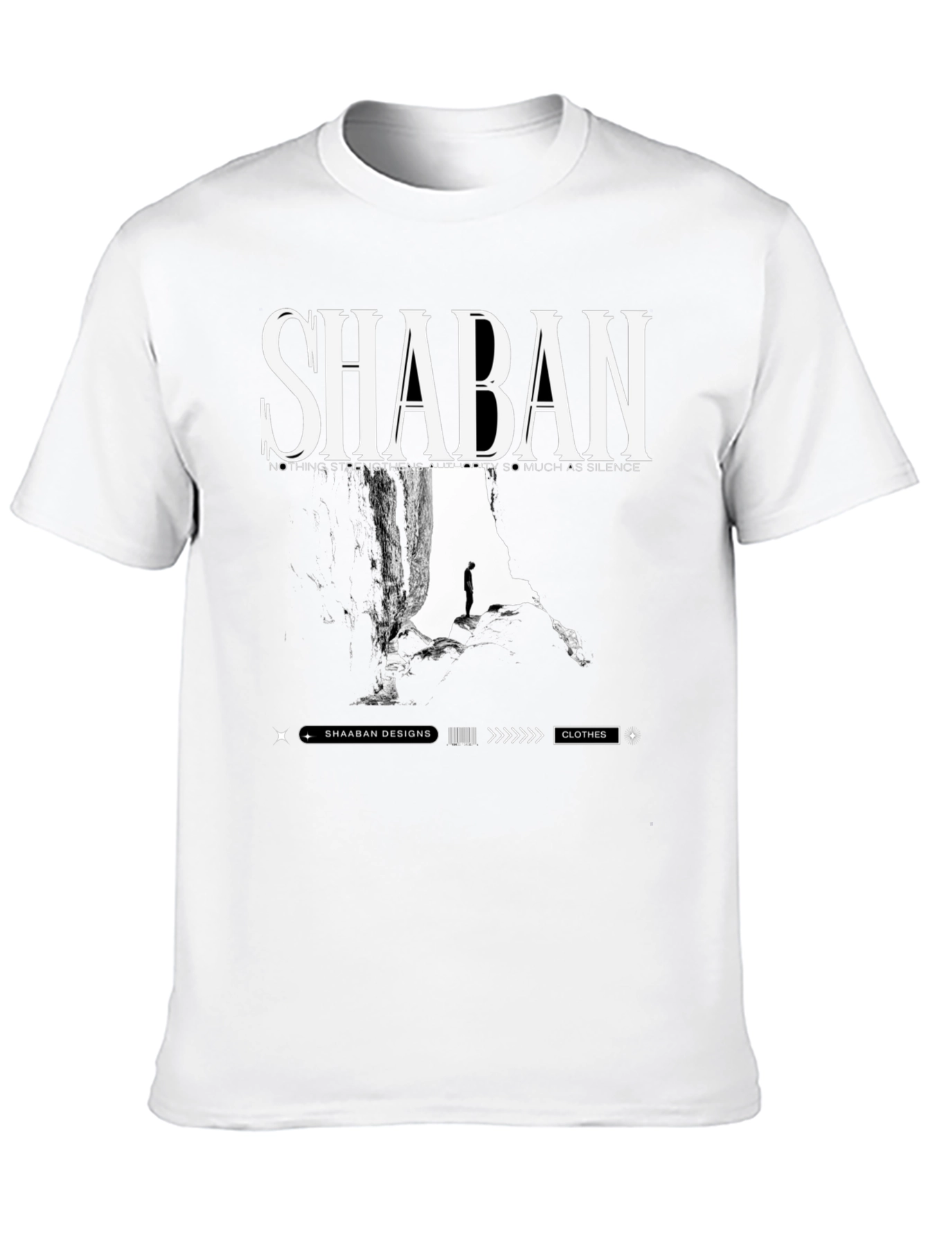 Shaban Graphic Print Black T-Shirt