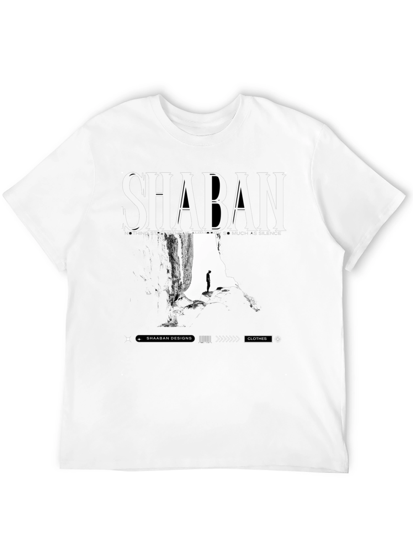 Shaban Graphic Print Black T-Shirt