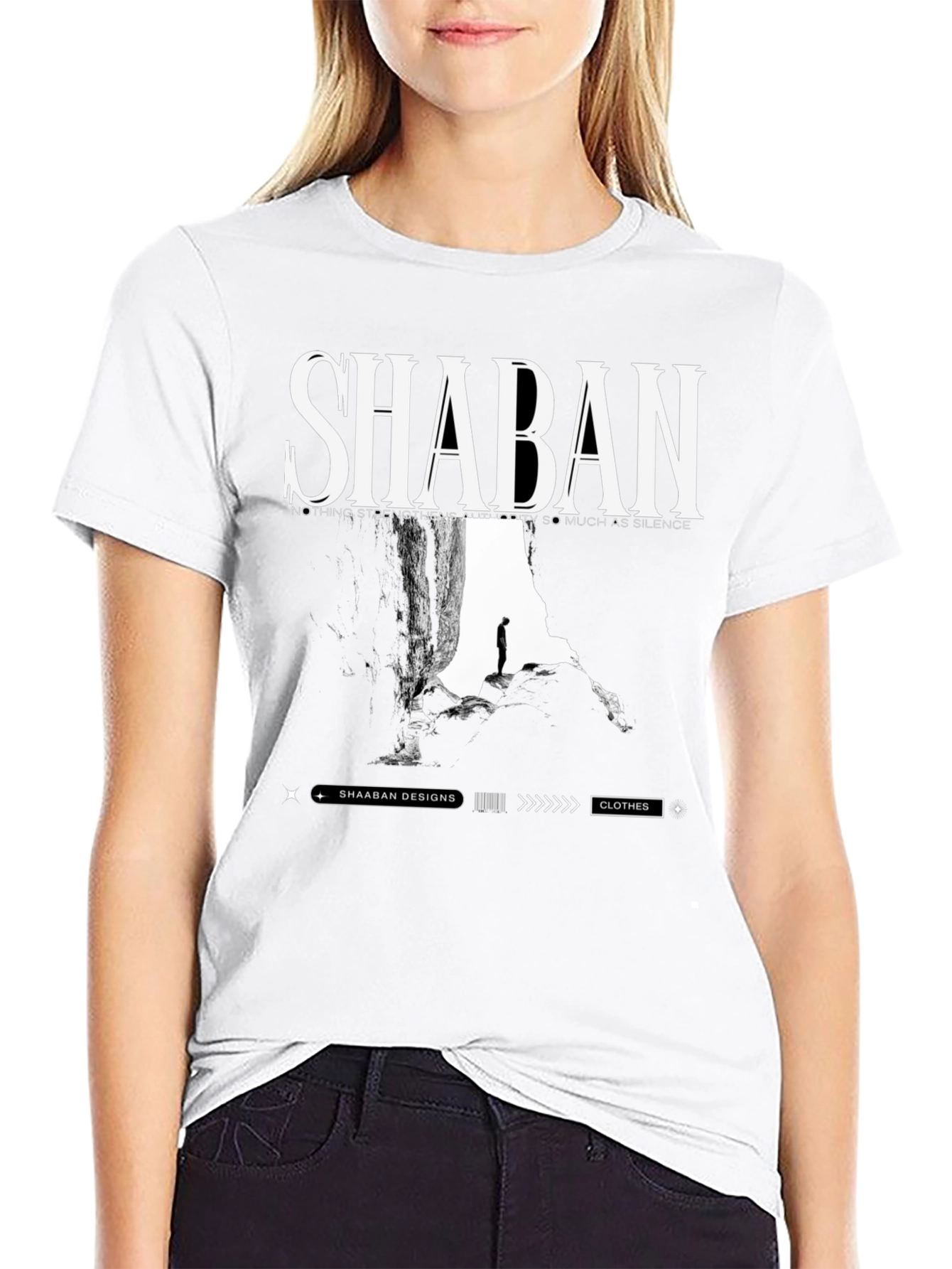 Shaban Graphic Print Black T-Shirt