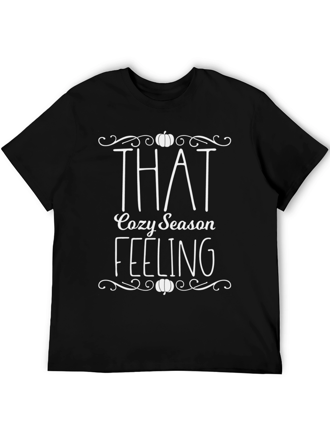 Cozy Season Feeling Graphic Tee - Pumpkin Fall Shirt