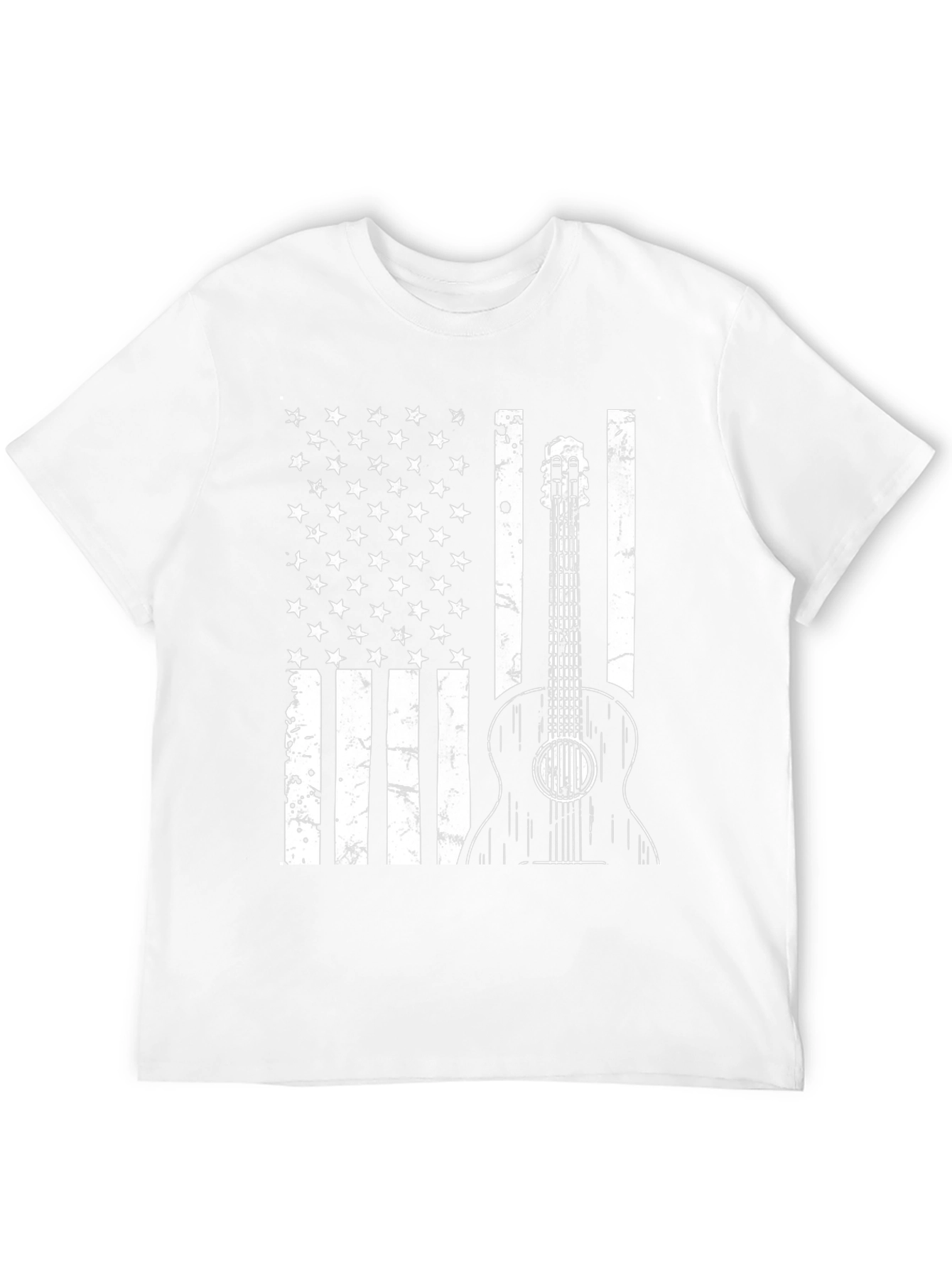 American Flag Guitar T-Shirt