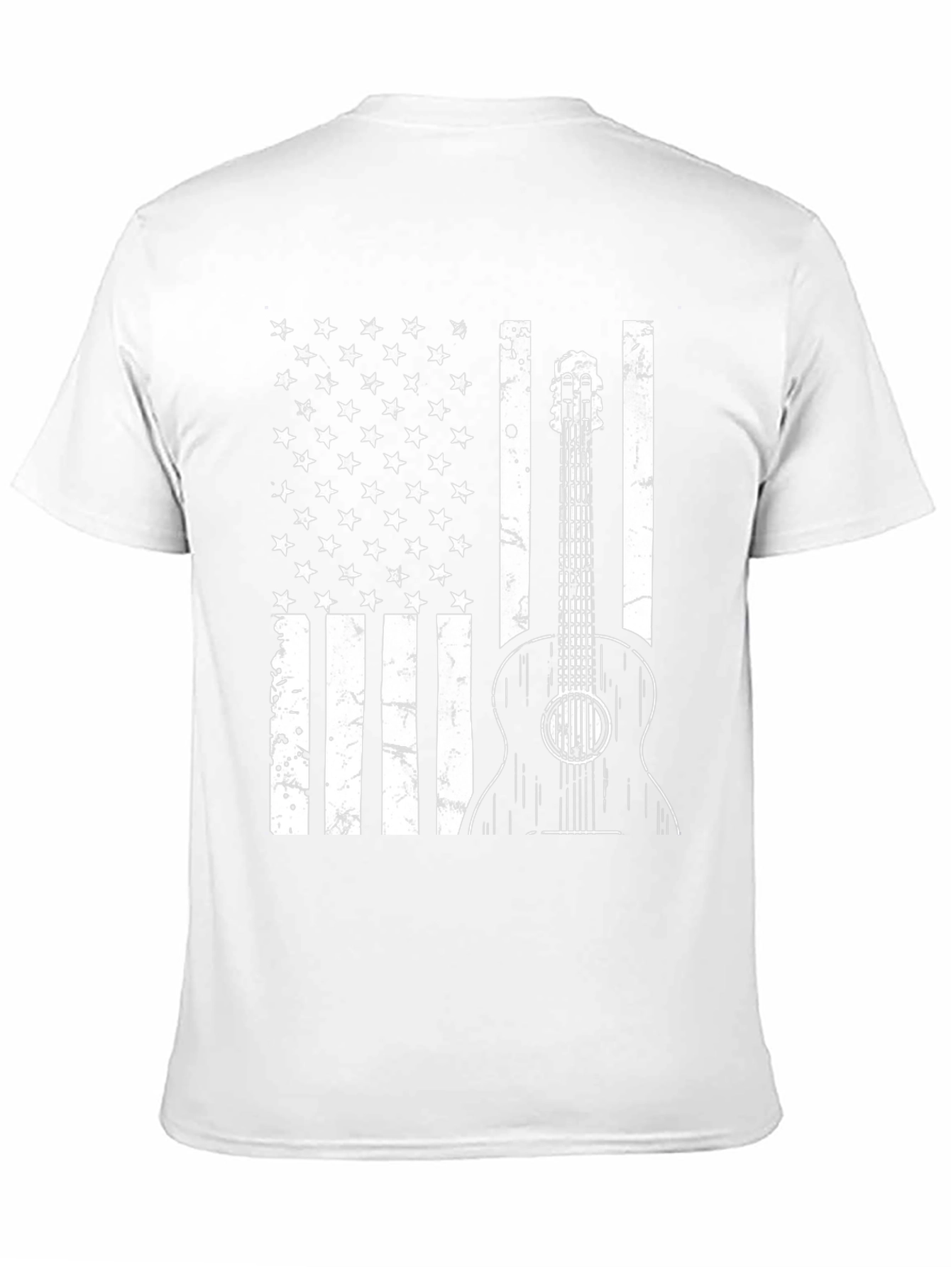 American Flag Guitar T-Shirt