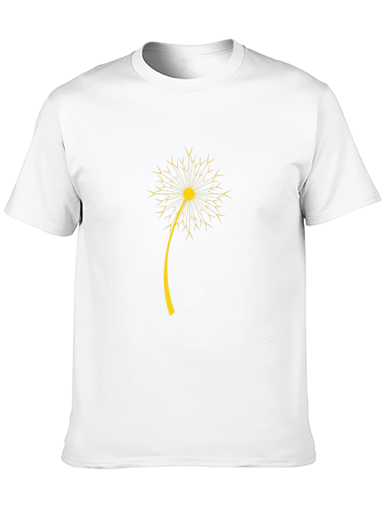 Dandelion Graphic Black T-Shirt