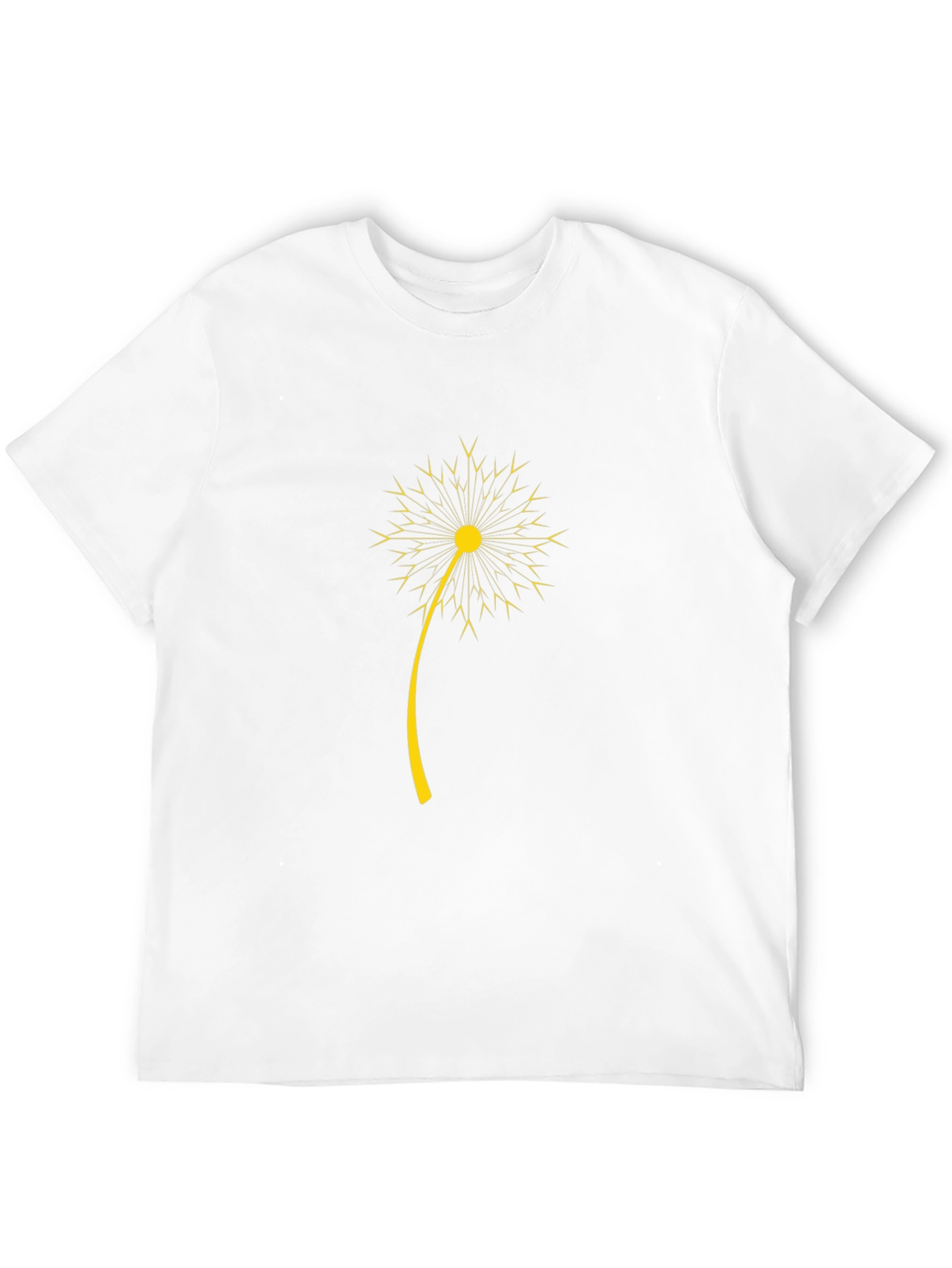 Dandelion Graphic Black T-Shirt