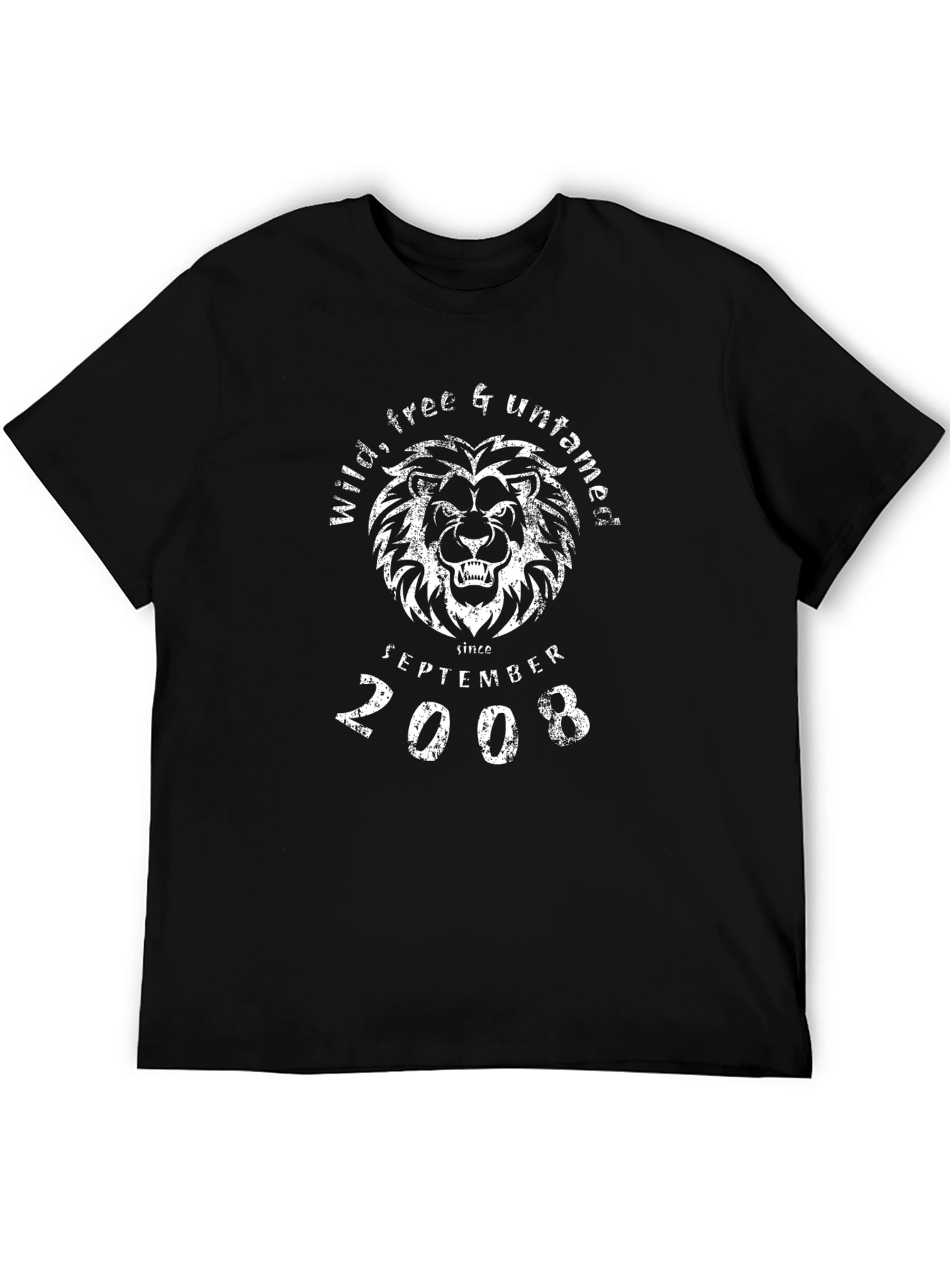 Wild & Untamed Lion Graphic T-Shirt - September 2008