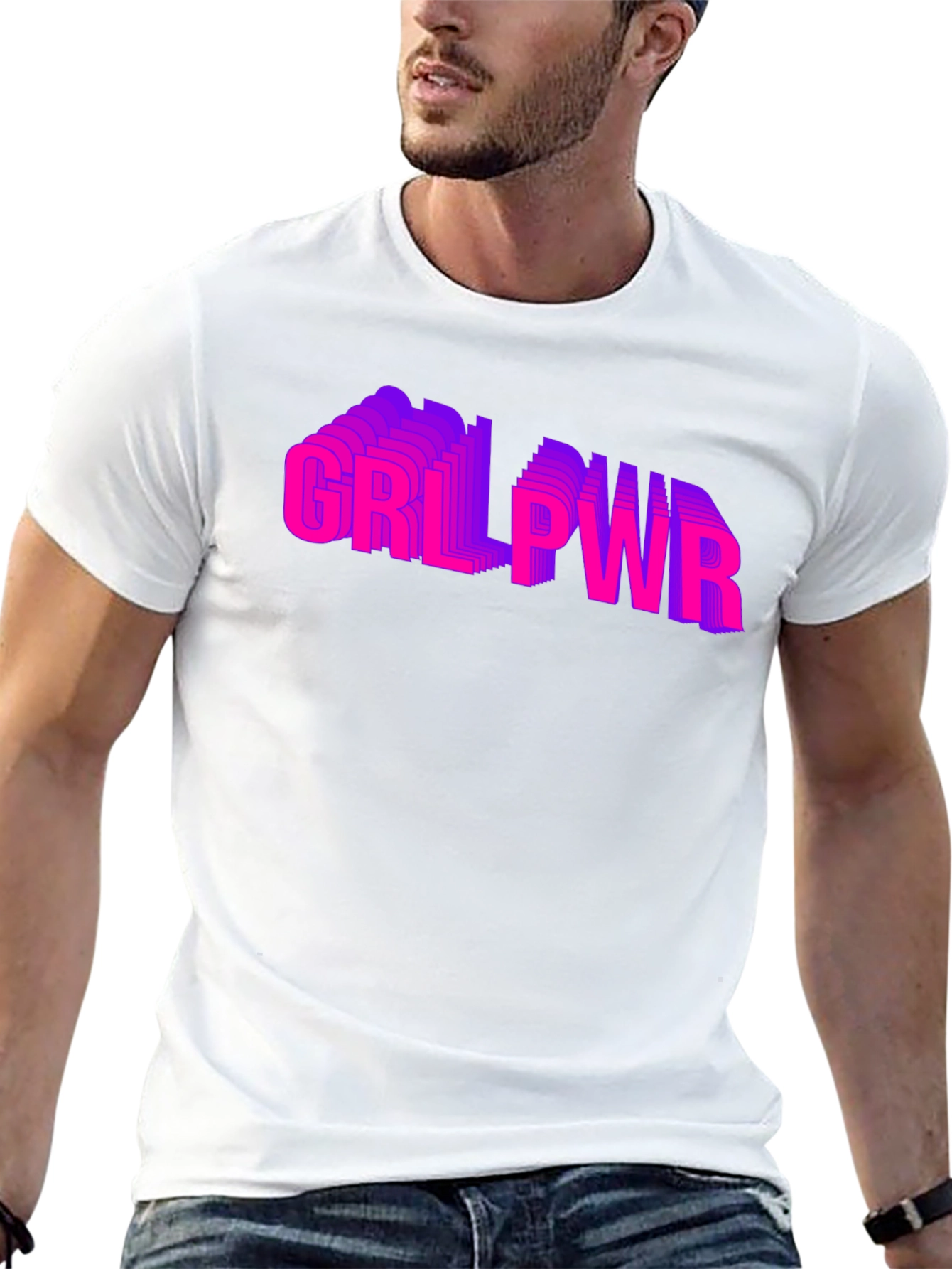 GRL PWR Graphic T-Shirt - Empowering Style