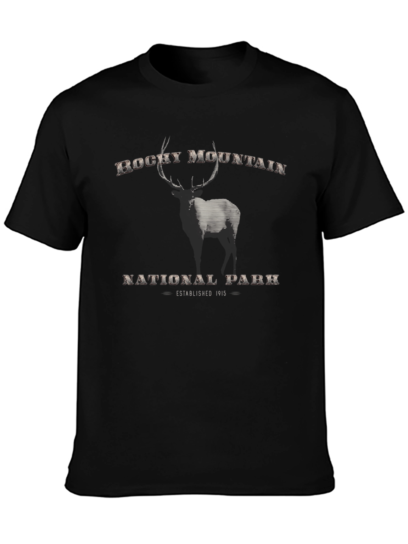 Rocky Mountain National Park Graphic Tee - Black