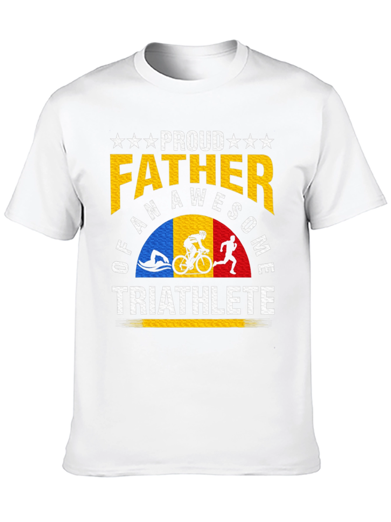 Proud Father of an Awesome Triathlete T-Shirt
