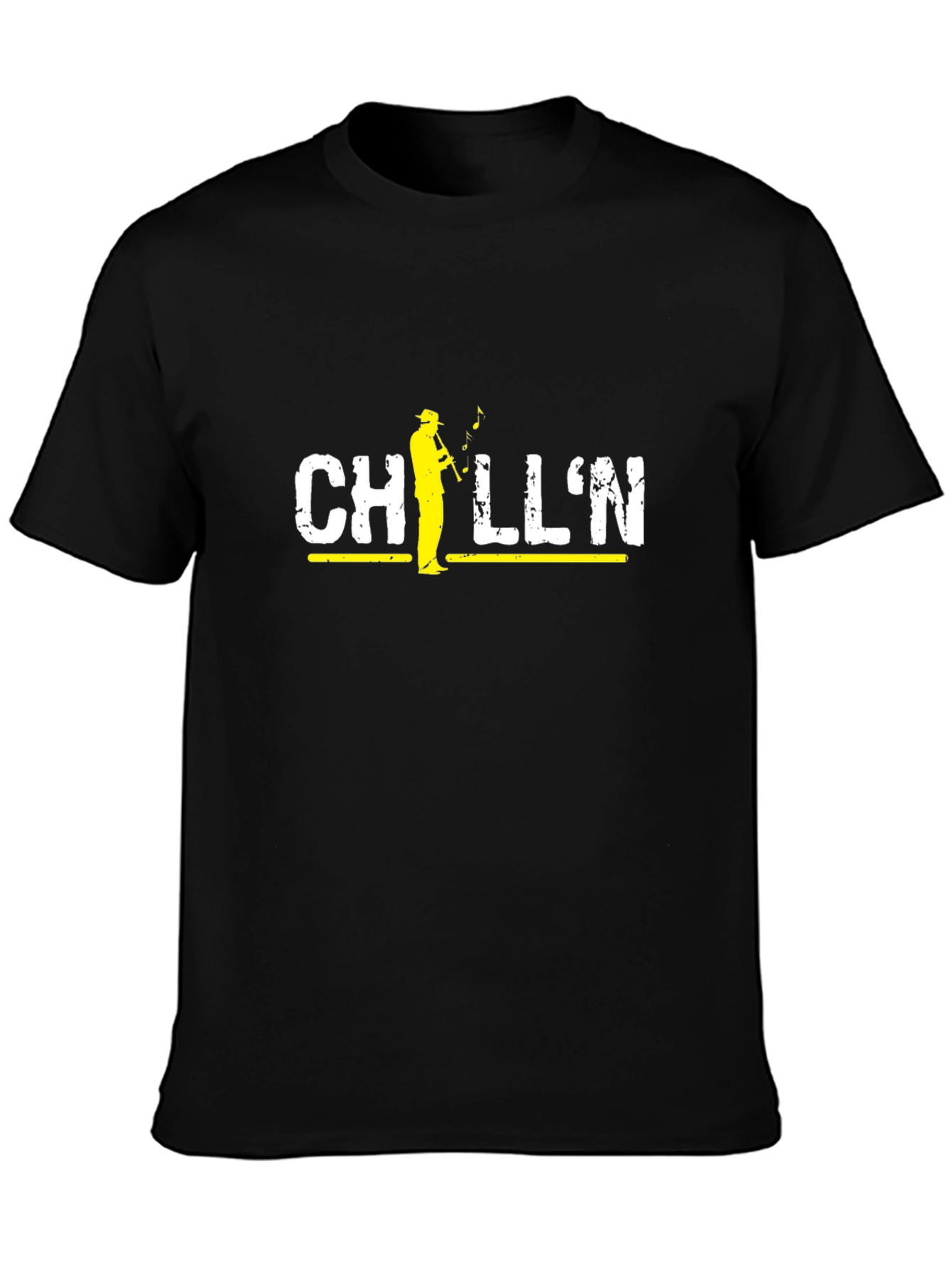 Chilln T-Shirt Black Relaxed Tee