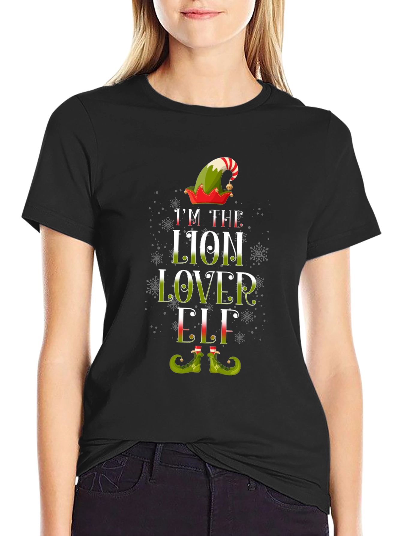 Im The Lion Lover Elf Christmas T-Shirt