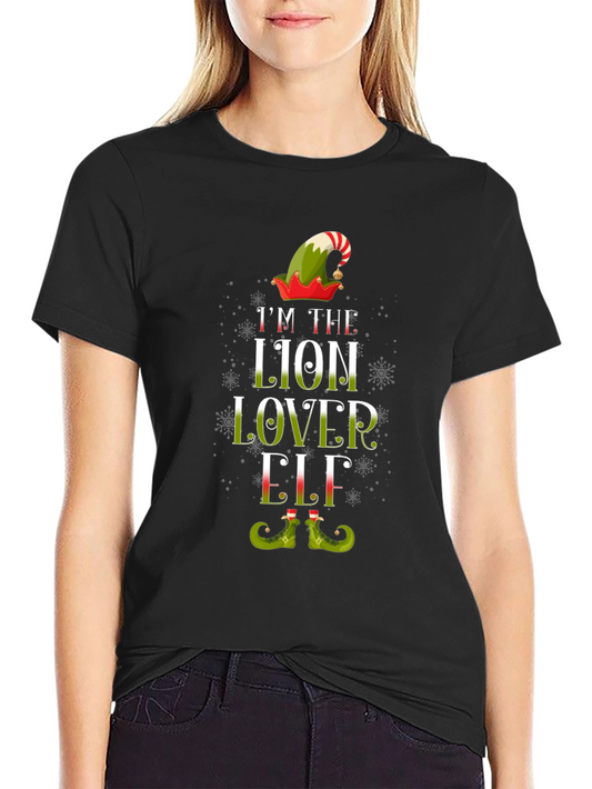 Im The Lion Lover Elf Christmas T-Shirt
