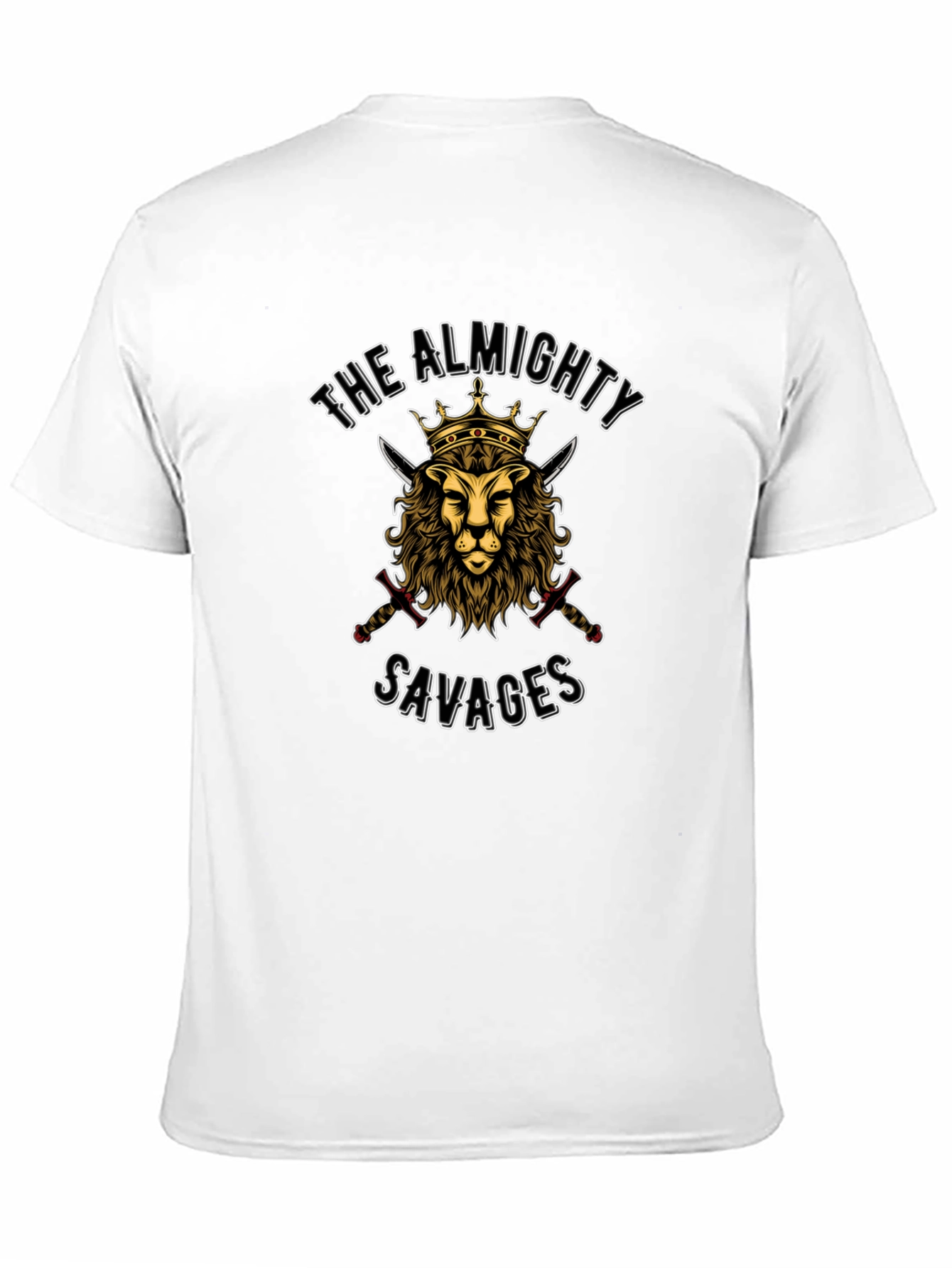 Almighty Savages Lion Crown Graphic Tee