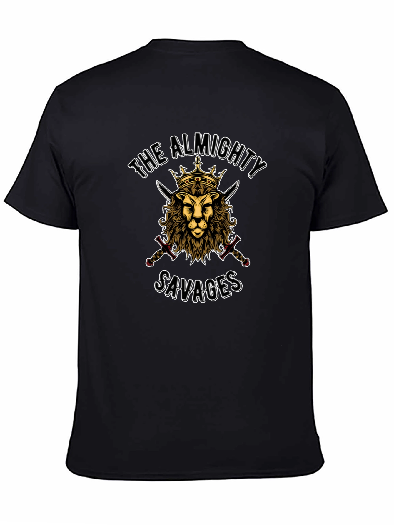 Almighty Savages Lion Crown Graphic Tee