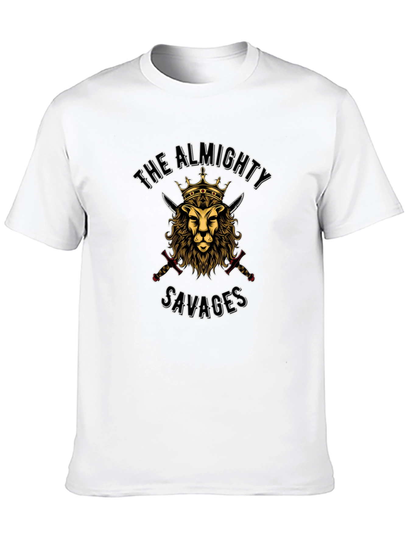 Almighty Savages Lion Crown Graphic Tee