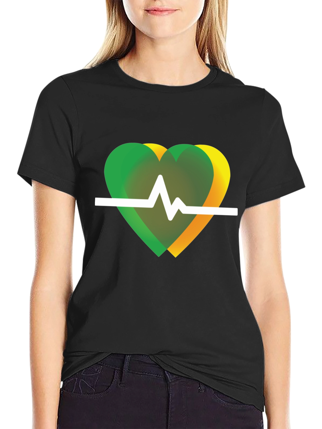 Heartbeat Graphic T-Shirt
