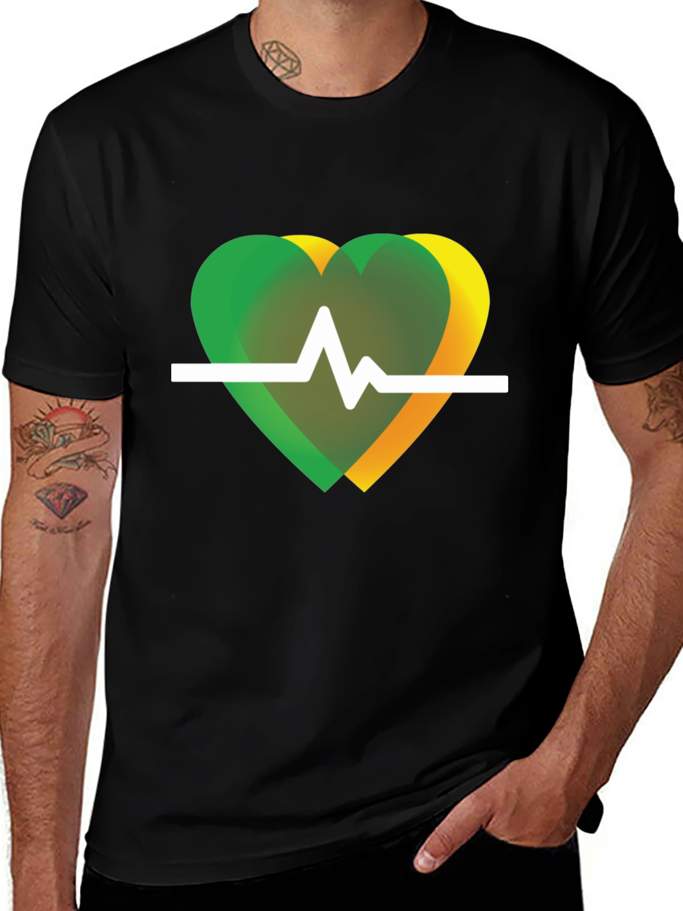 Heartbeat Graphic T-Shirt