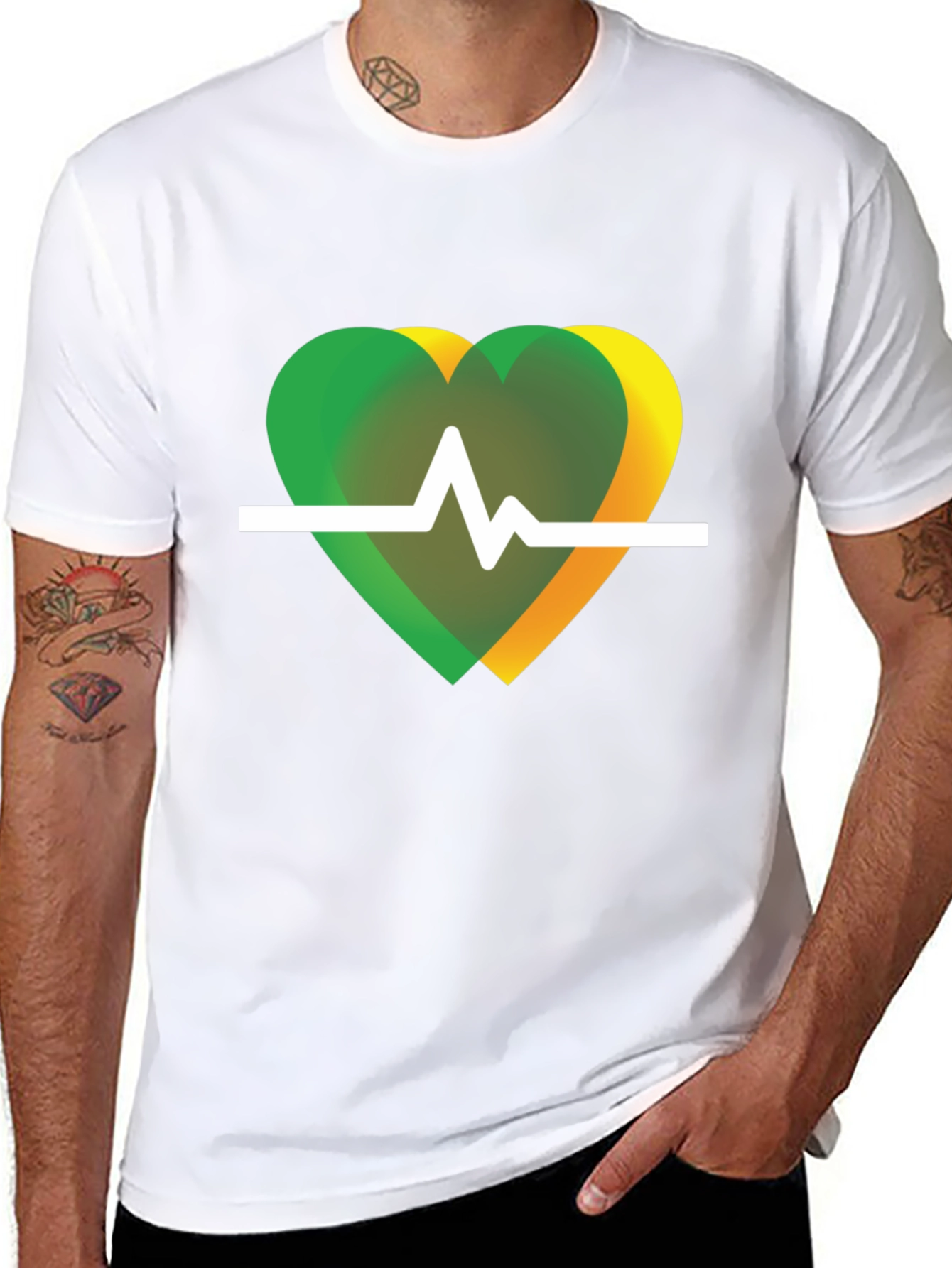 Heartbeat Graphic T-Shirt