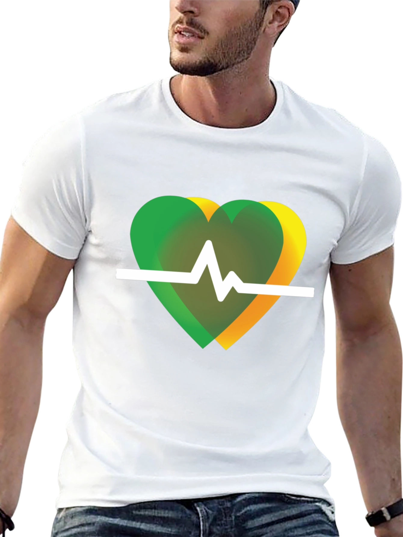Heartbeat Graphic T-Shirt