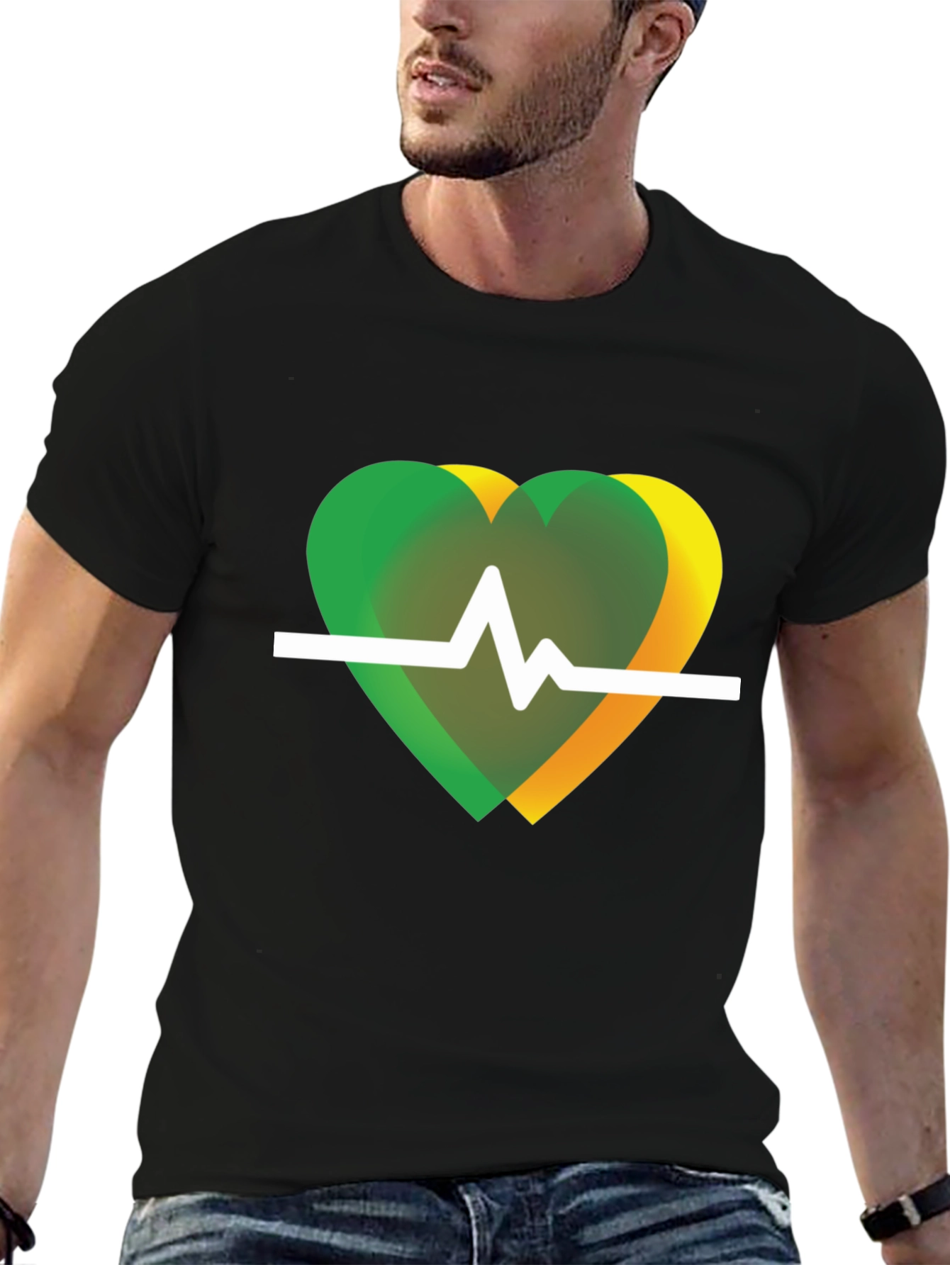 Heartbeat Graphic T-Shirt
