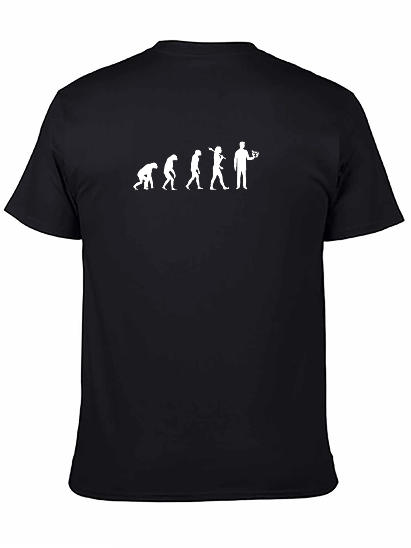 Evolution of Man Black T-Shirt