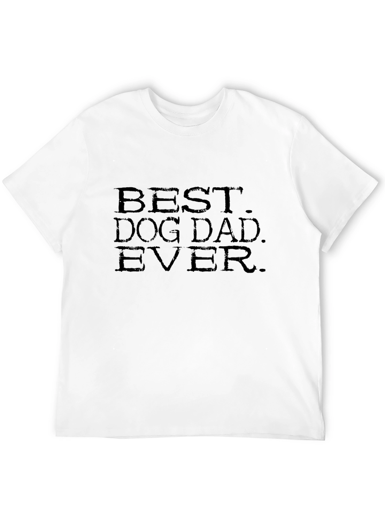 Best Dog Dad Ever Black T-Shirt