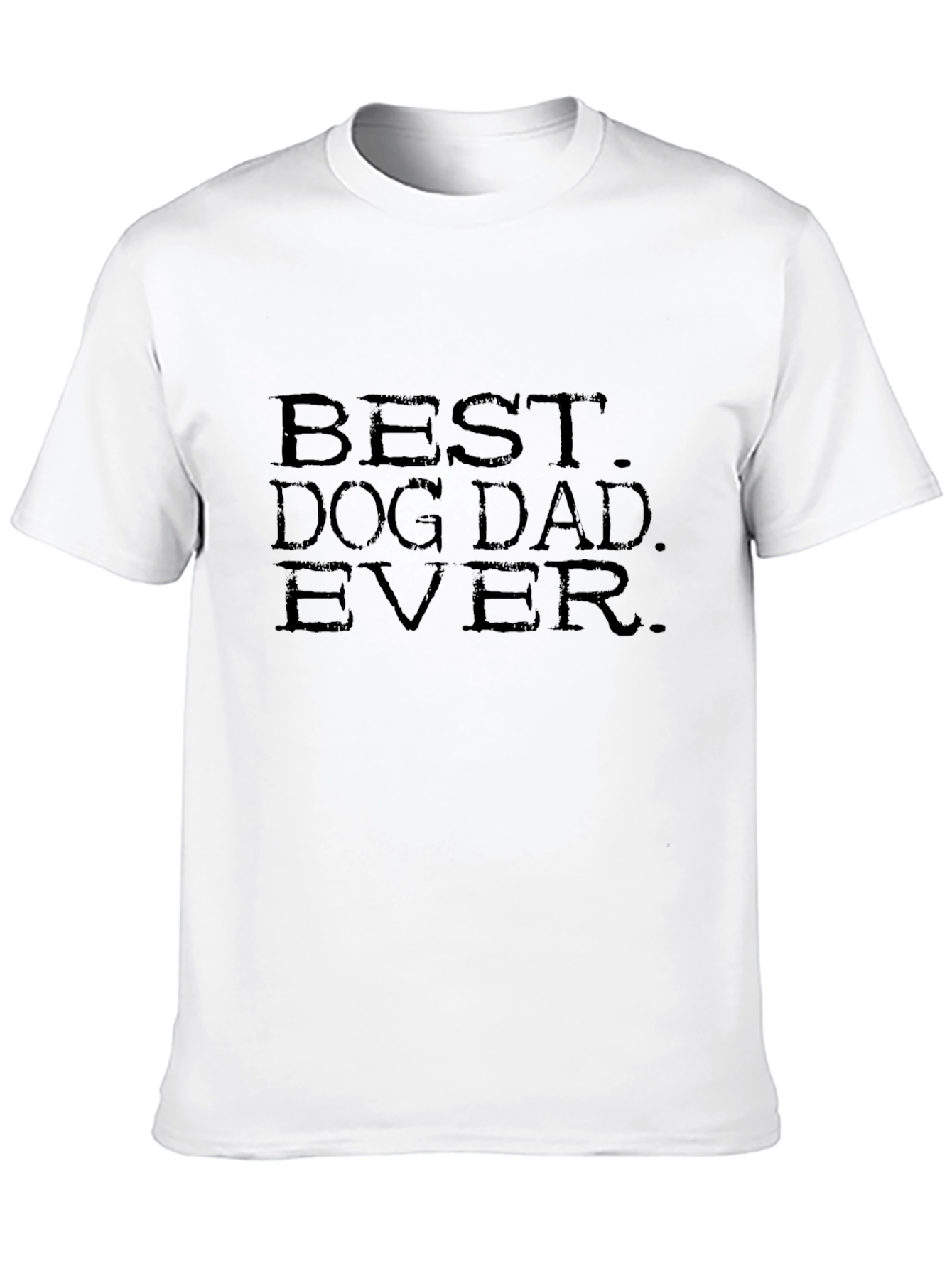 Best Dog Dad Ever Black T-Shirt