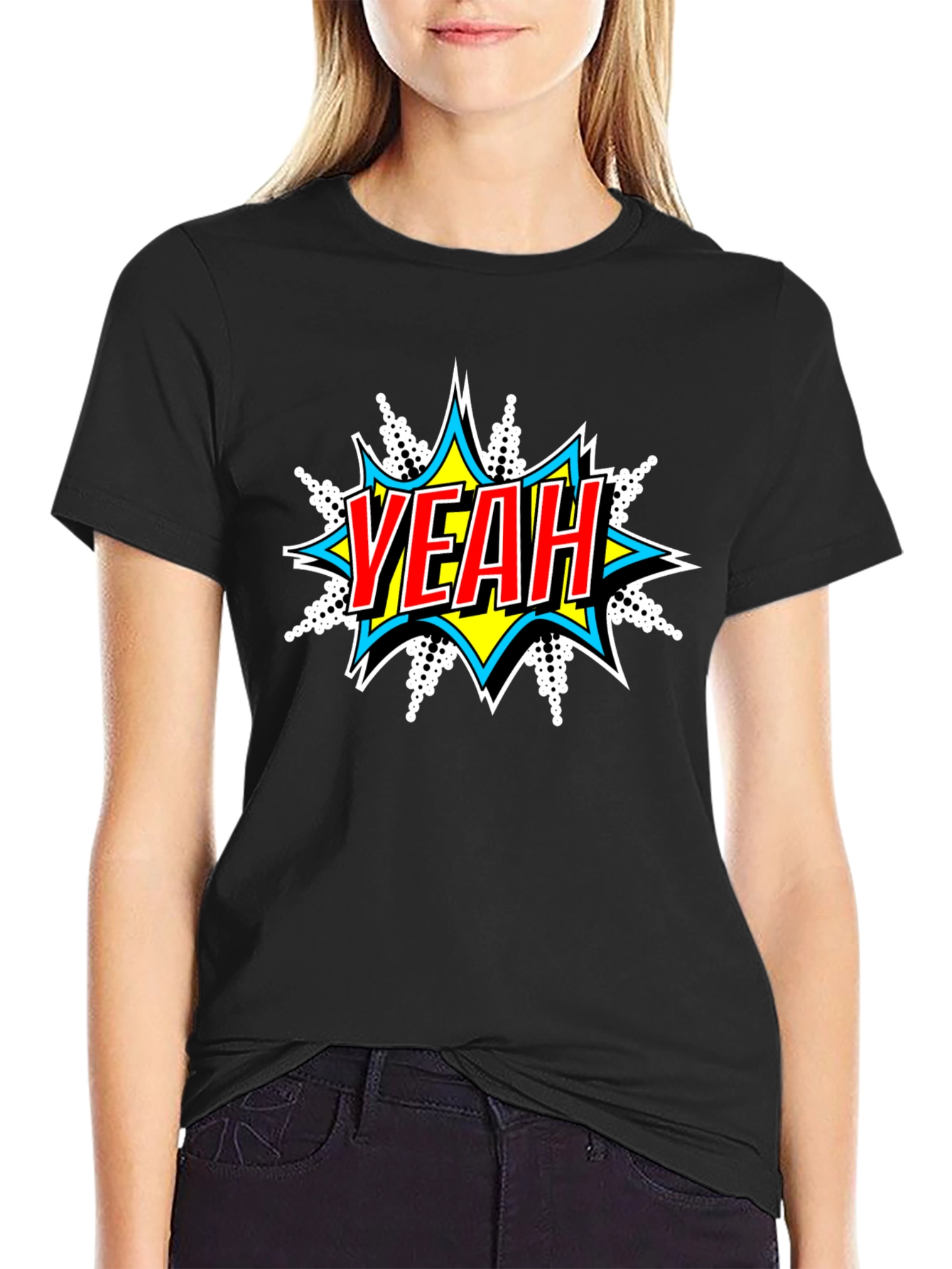 YEAH! Graphic Tee - Bold Pop Art Design