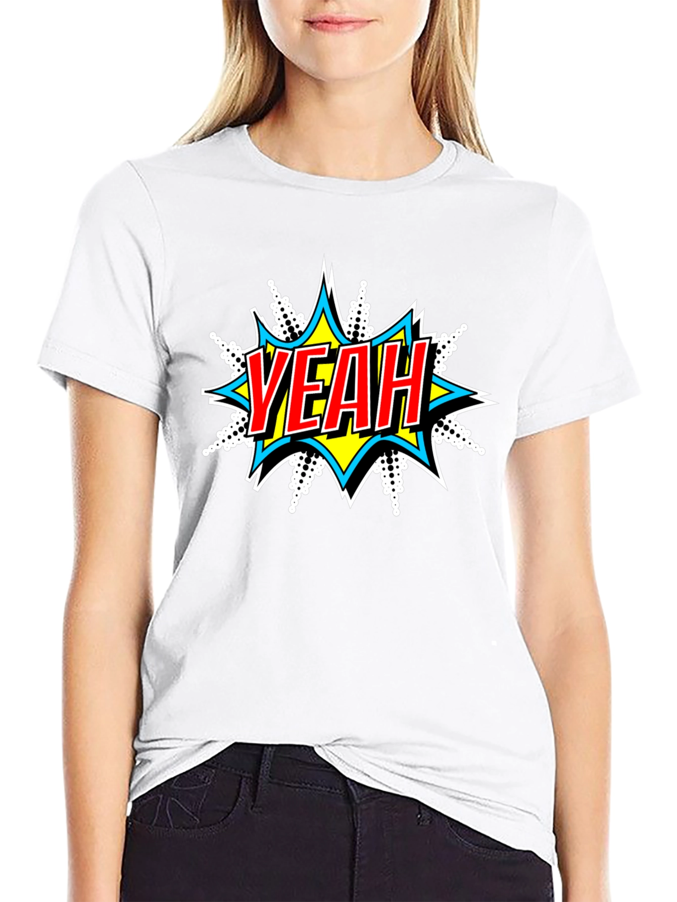 YEAH! Graphic Tee - Bold Pop Art Design