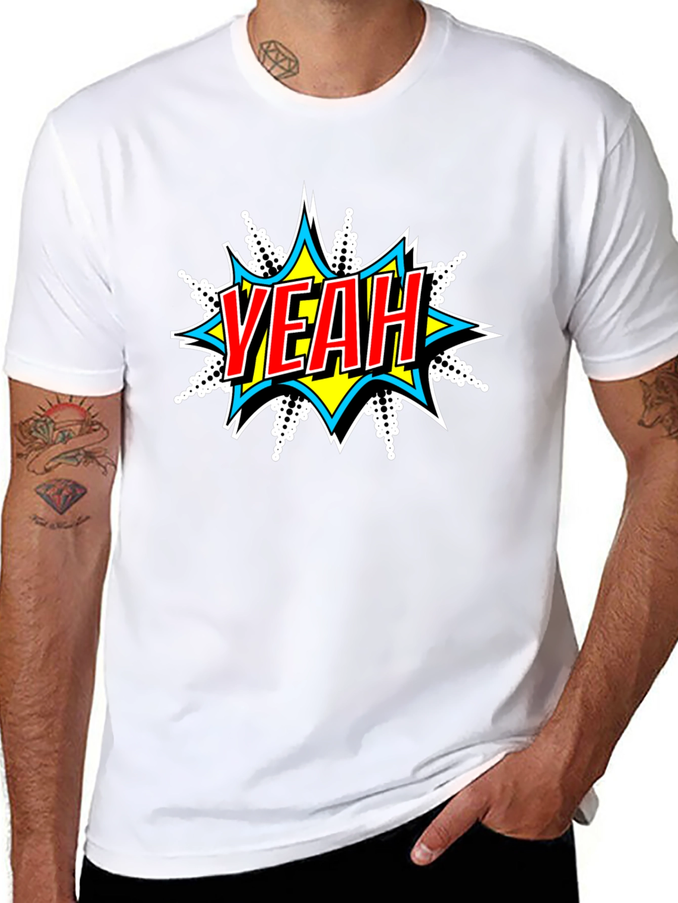 YEAH! Graphic Tee - Bold Pop Art Design