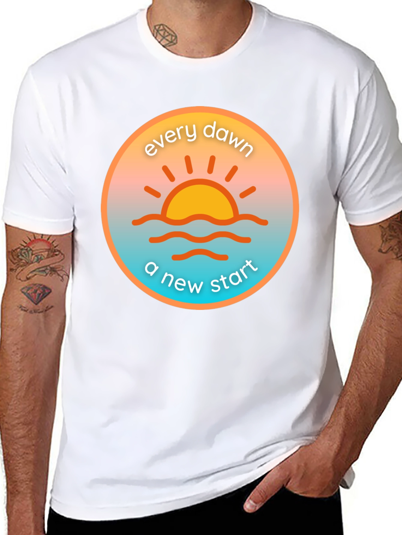 Every Dawn Tee - New Start Graphic T-Shirt