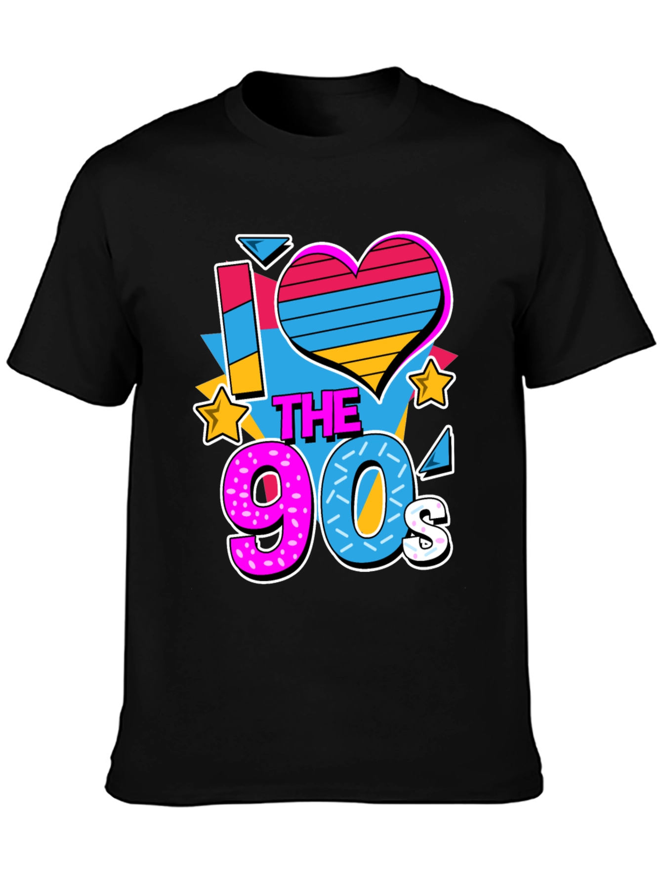 I Love the 90s Graphic T-Shirt Retro Nostalgia