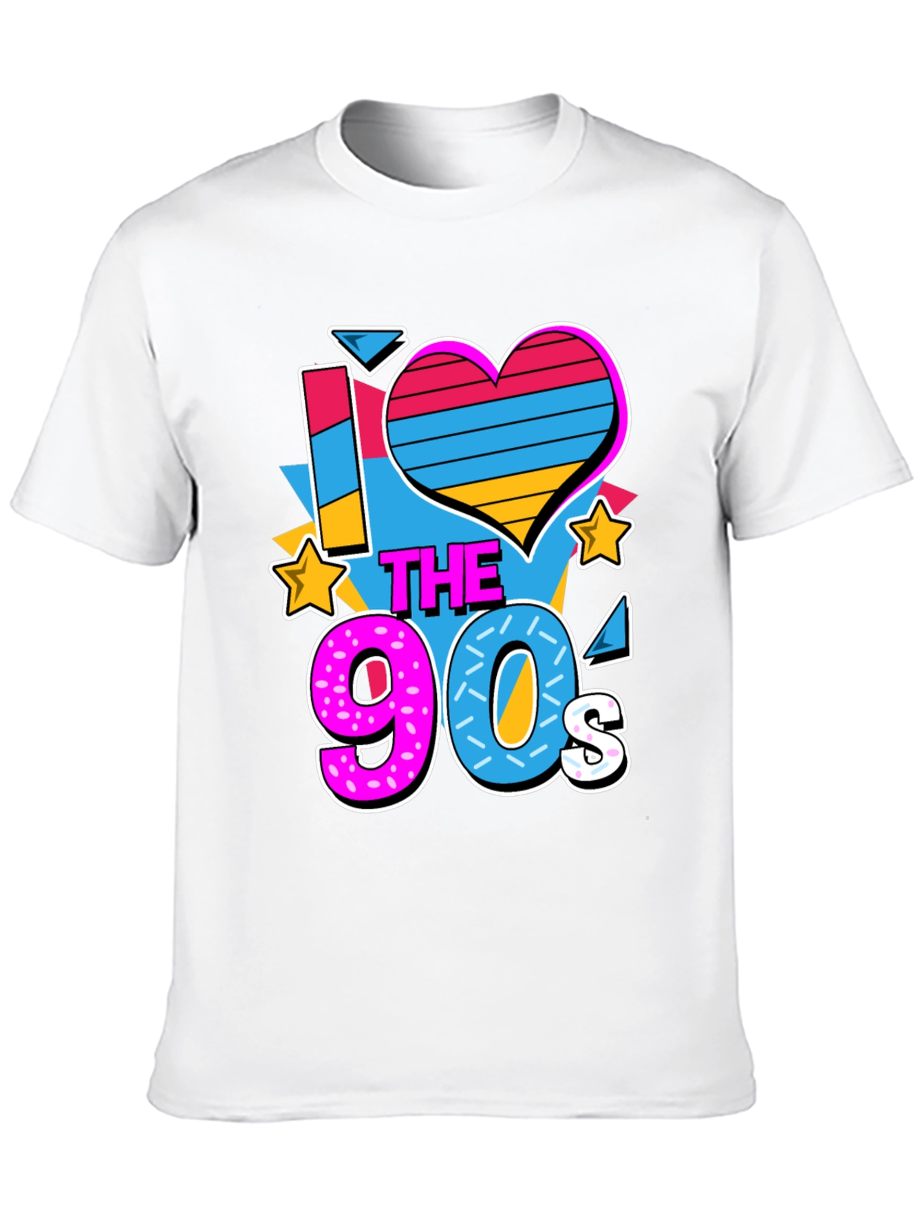 I Love the 90s Graphic T-Shirt Retro Nostalgia