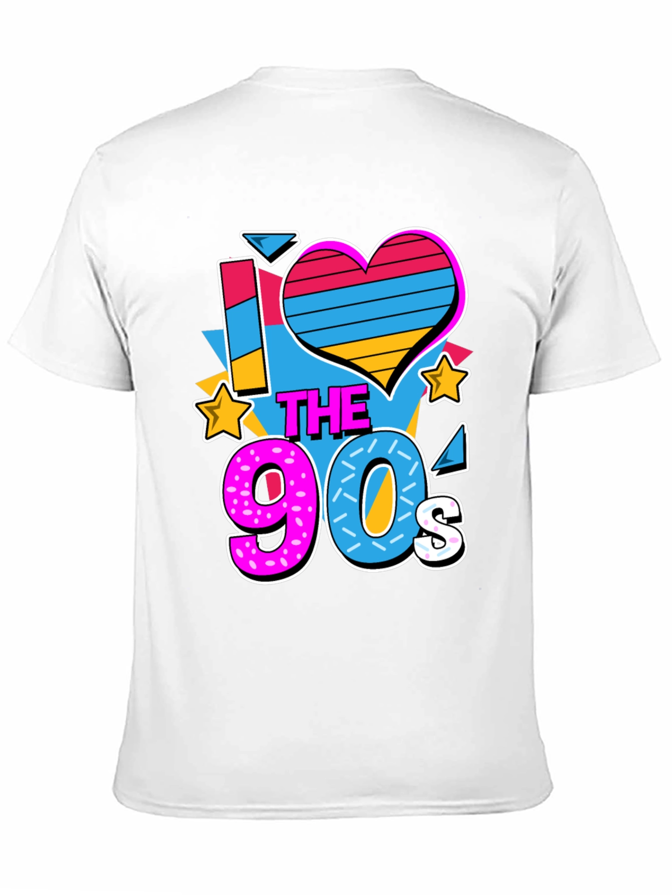 I Love the 90s Graphic T-Shirt Retro Nostalgia