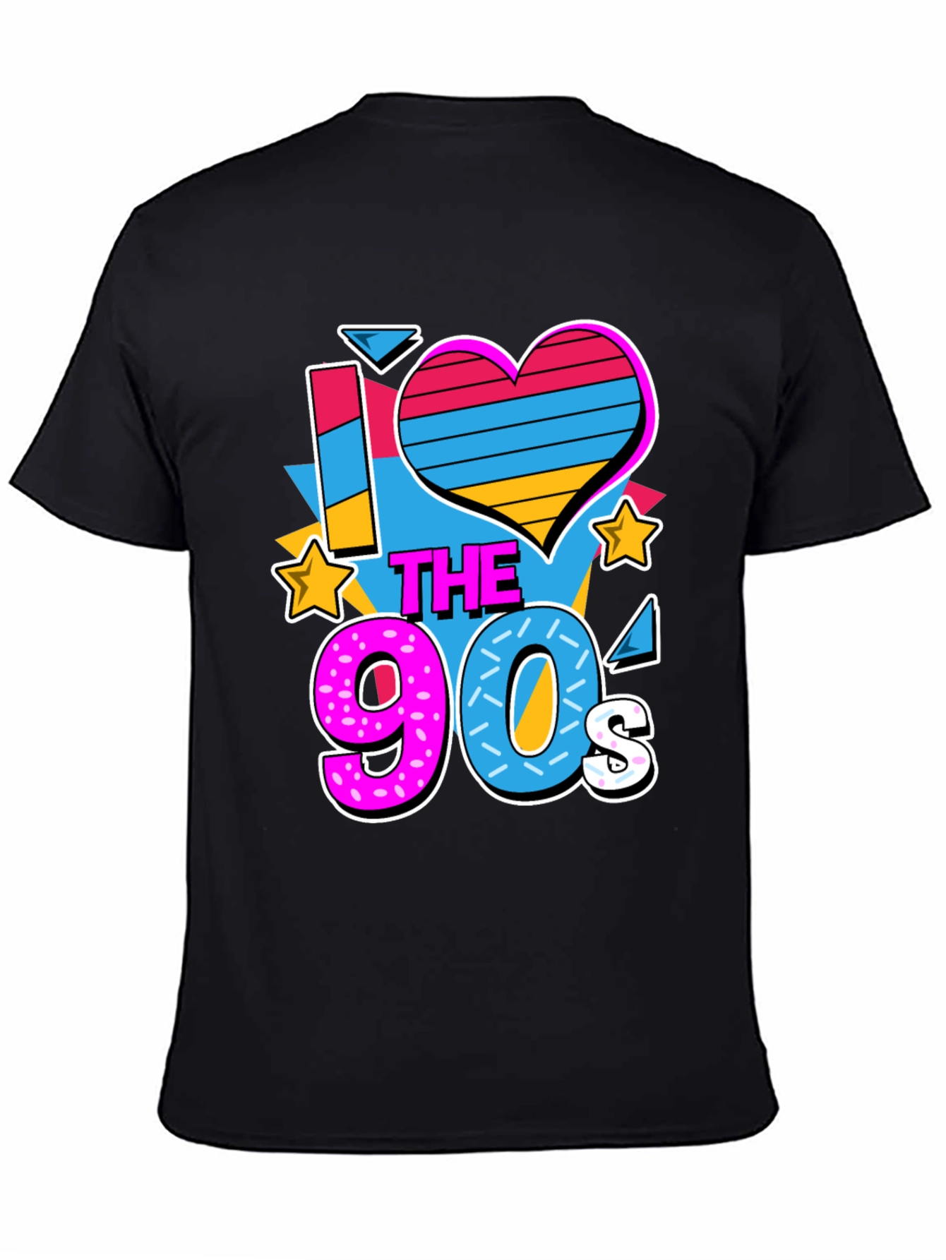 I Love the 90s Graphic T-Shirt Retro Nostalgia