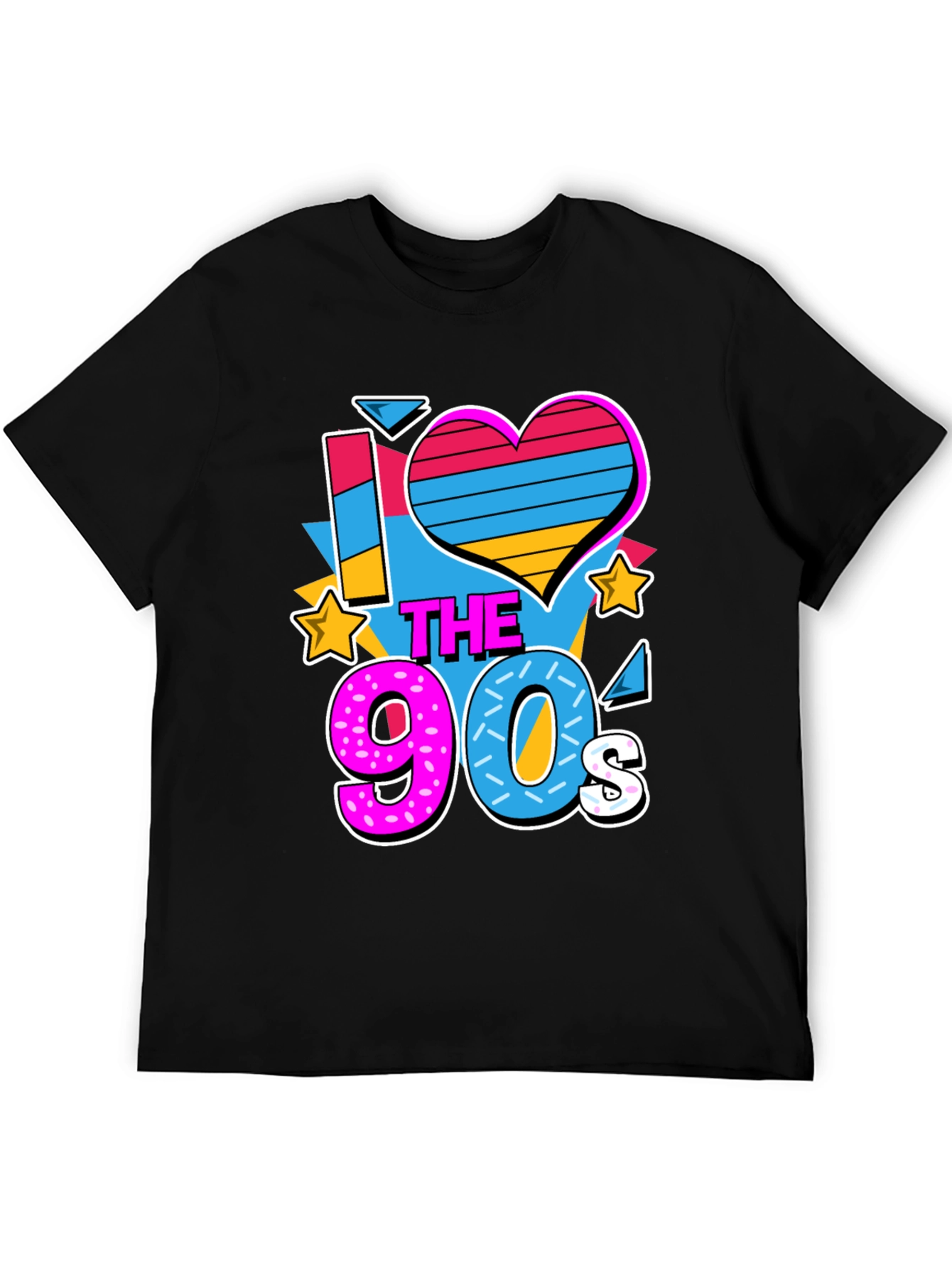 I Love the 90s Graphic T-Shirt Retro Nostalgia