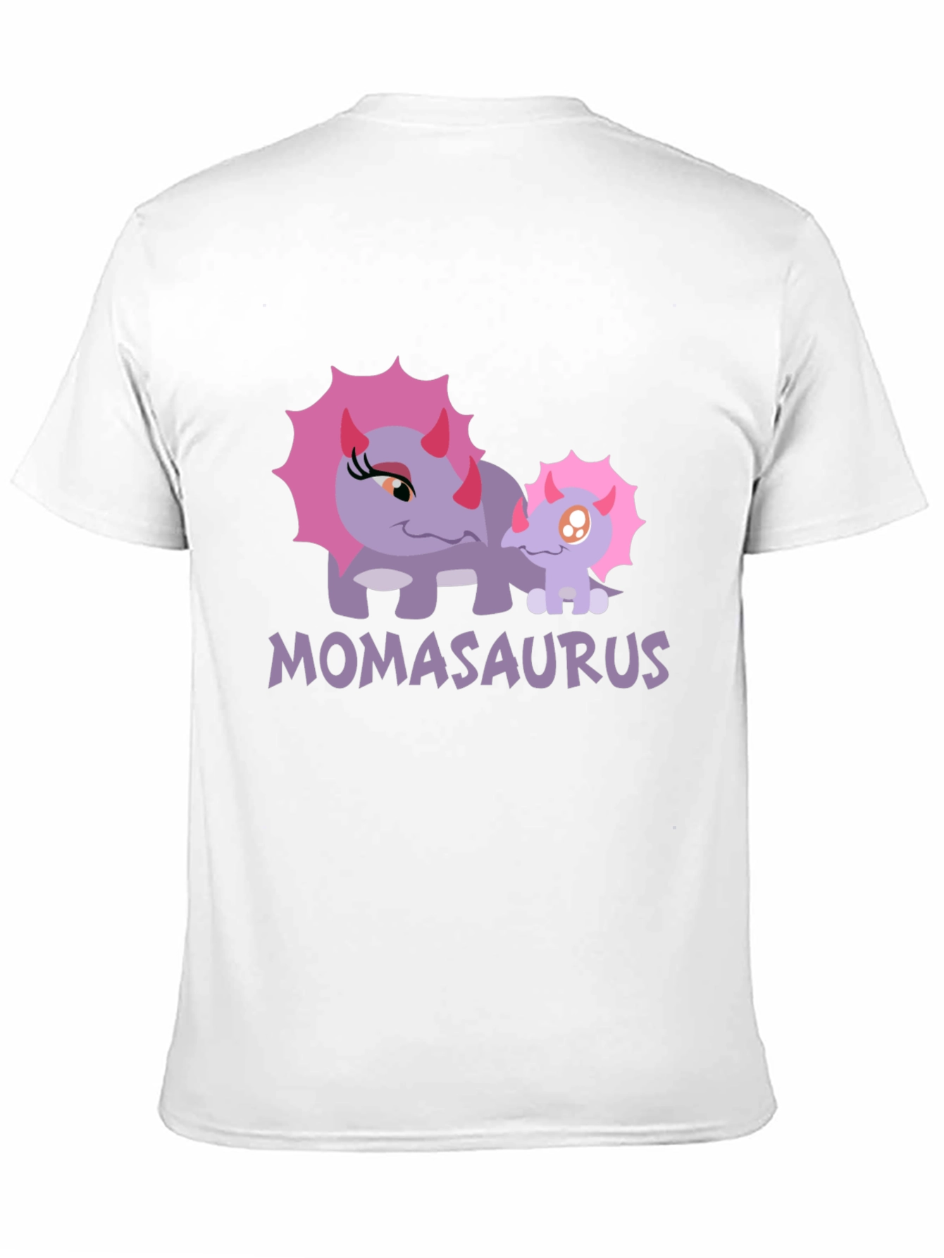 Momasaurus Graphic T-Shirt - Cute Dinosaur Mom Tee