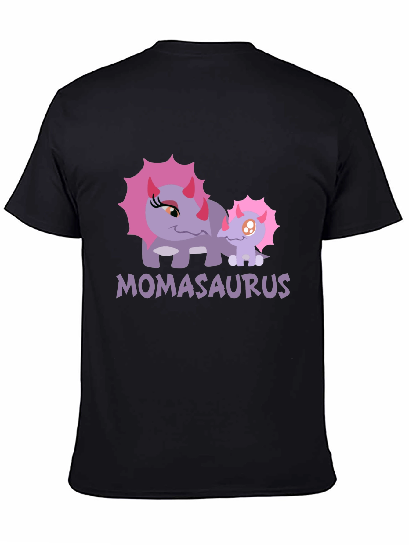 Momasaurus Graphic T-Shirt - Cute Dinosaur Mom Tee