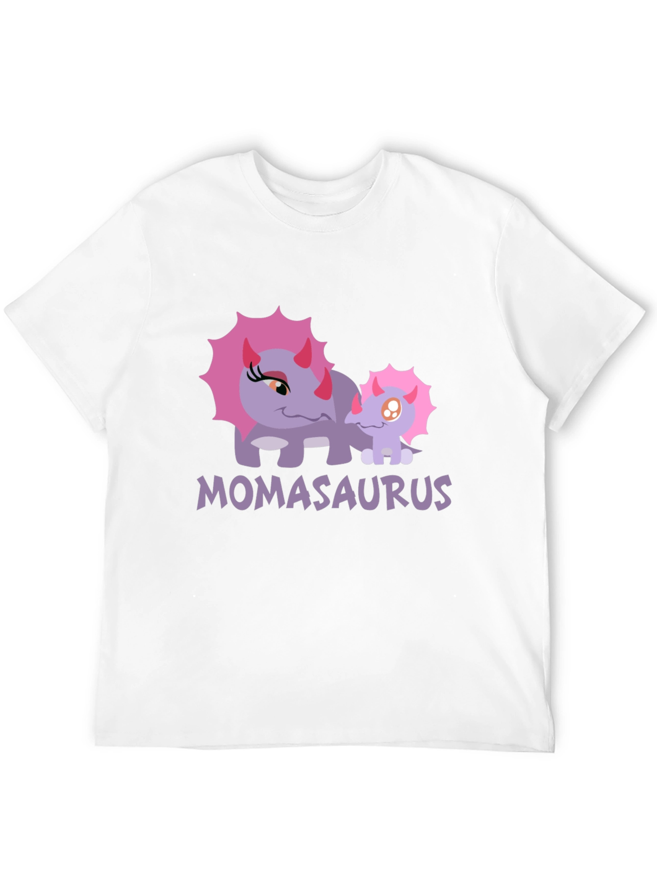 Momasaurus Graphic T-Shirt - Cute Dinosaur Mom Tee