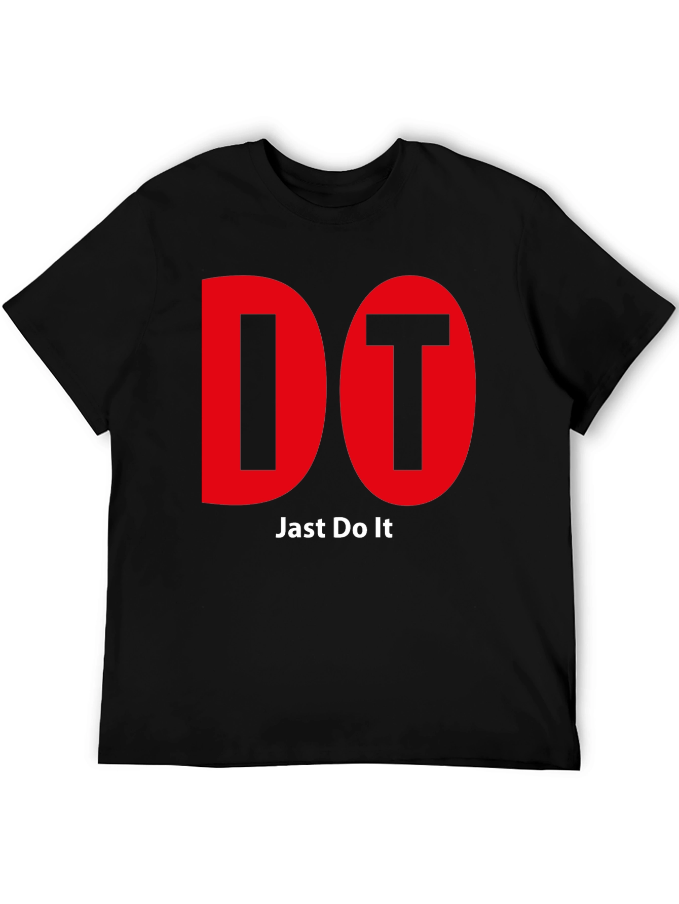 Just Do It Mens Black T-Shirt