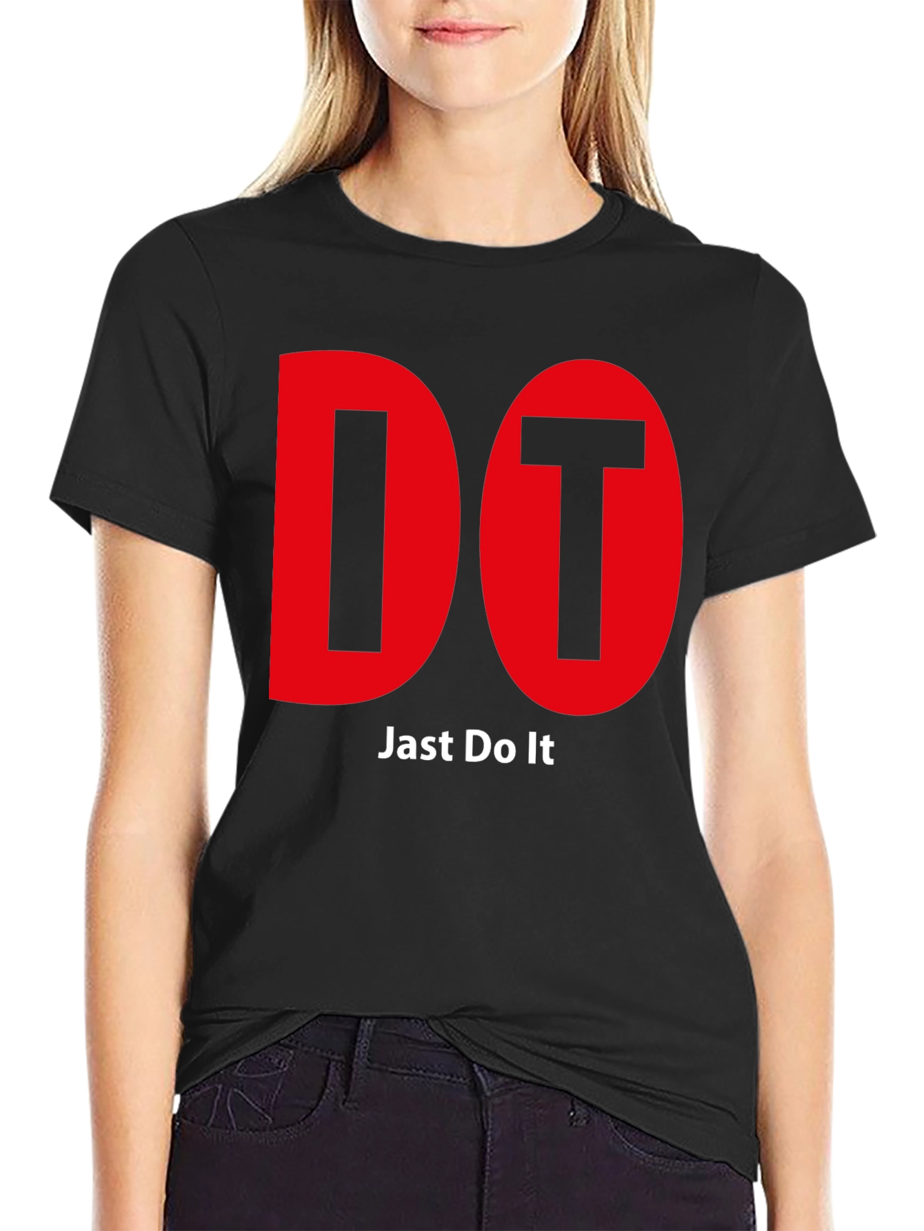 Just Do It Mens Black T-Shirt